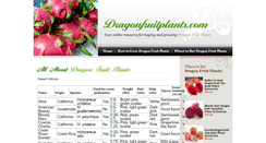 Desktop Screenshot of dragonfruitplants.com